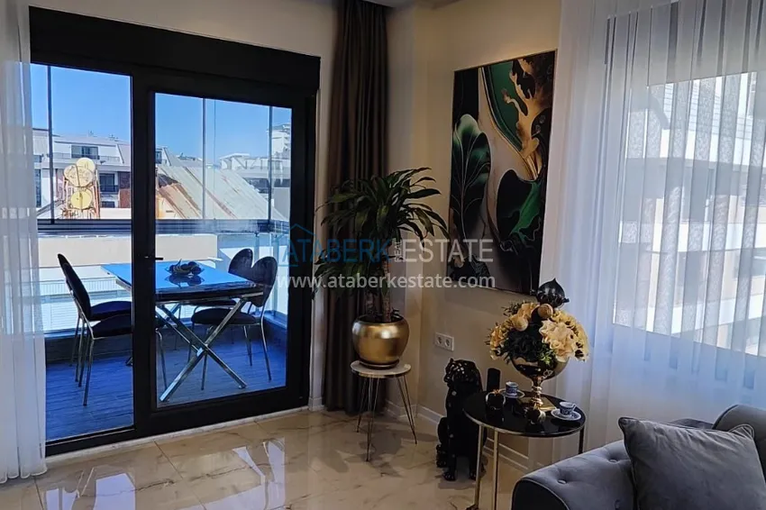 Purchase  Duplex penthouse with furniture and views in Oba, Alanya 4 