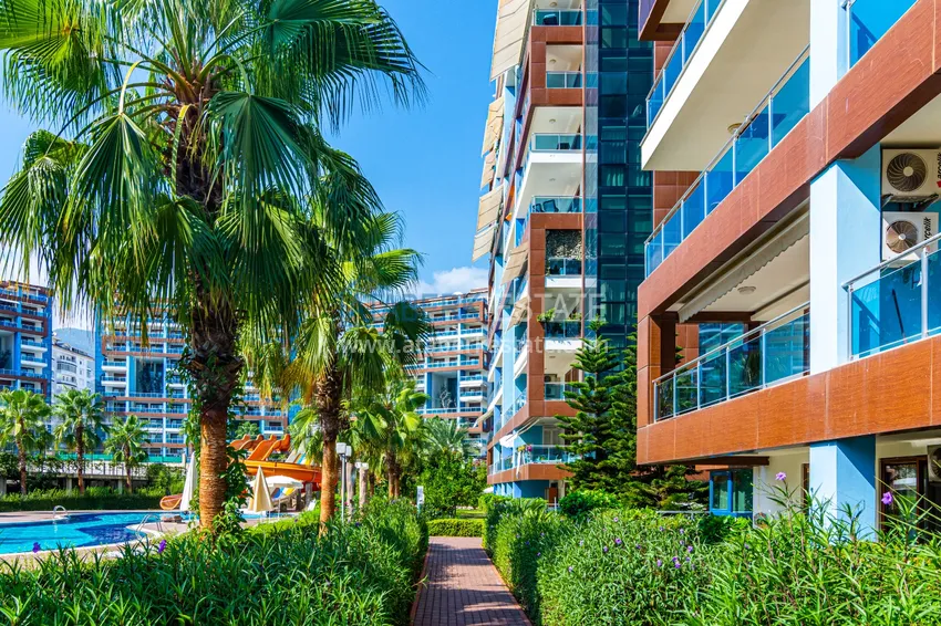 Furnished 1+1 apartment in a hotel-format complex, Cikcilli district - suitable for a residence permit 6 