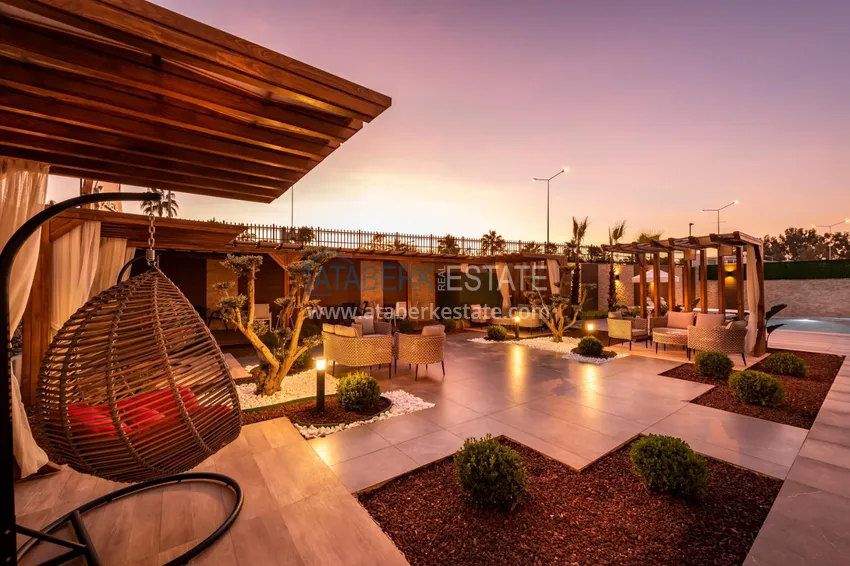 Furnished 2+1 penthouse with sea view - Alanya, Kestel, first coastline 4 