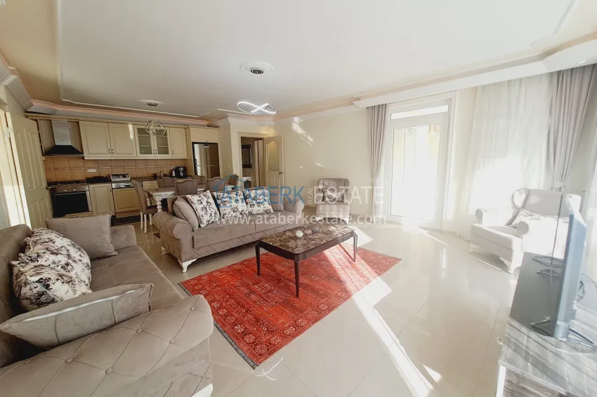 Purchase  Two-bedroom apartment with furniture and sea view — Alanya, Mahmutlar, Tuesday Market District 4 