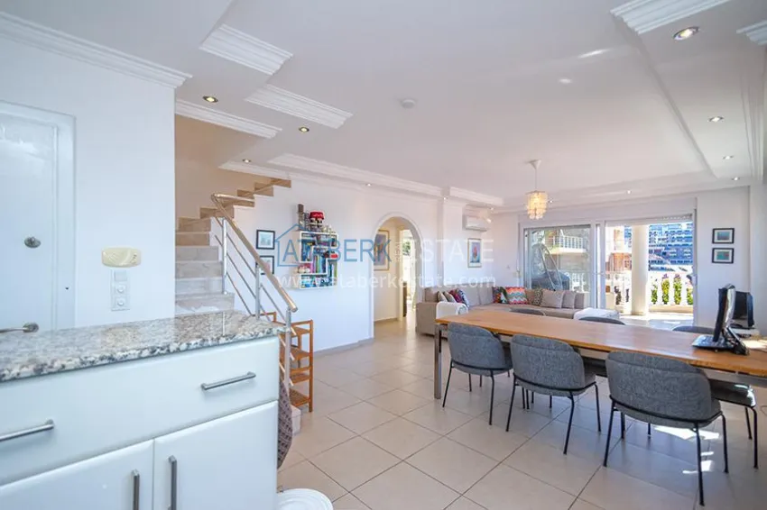 Purchase Two-level apartment in Konakli with furniture and sea view - suitable for a residence permit 4 