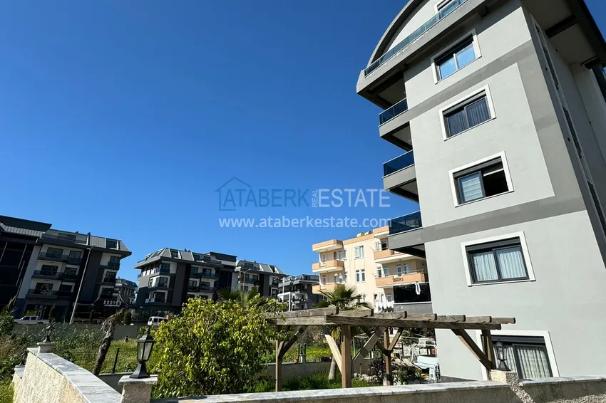 Duplex penthouse with furniture and views in Oba, Alanya 4 