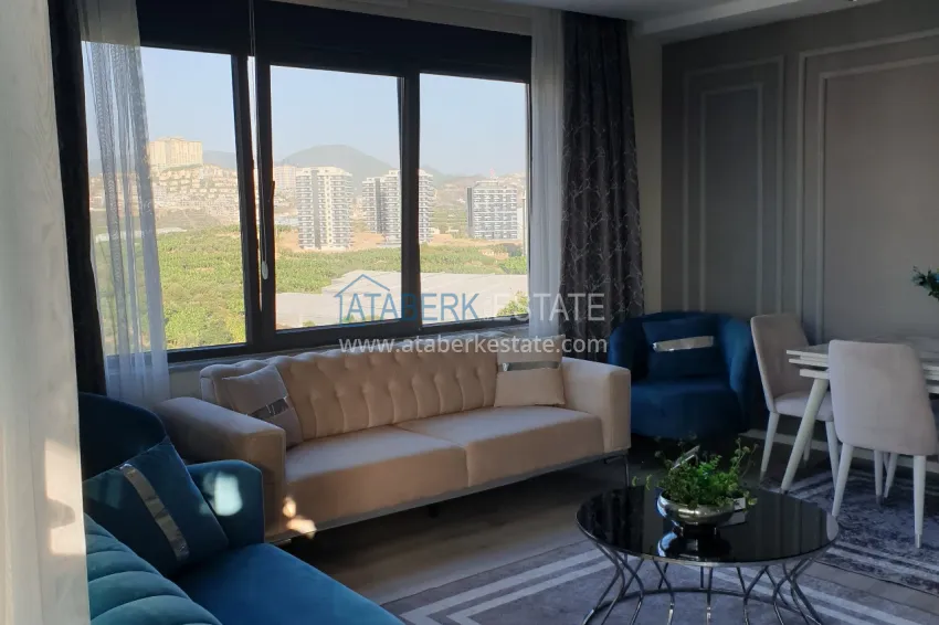 Purchase 4+1 apartment with designer interiors and views — Alanya, Mahmutlar district 6 