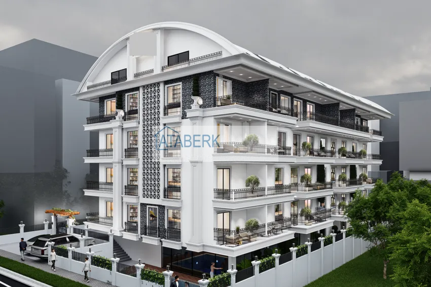 Investing in the center of Alanya: a profitable residence project 250 meters from Cleopatra Beach 5 
