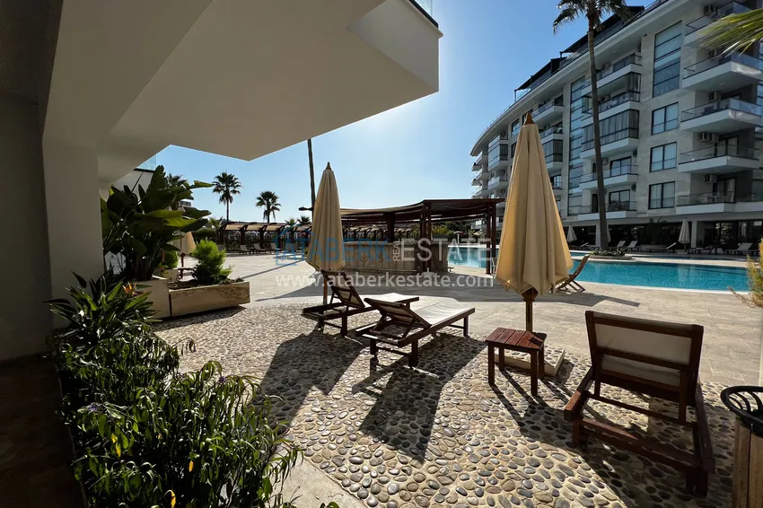 3+1 linear apartment with furniture in an elite residence — Alanya, Kestel district  5 