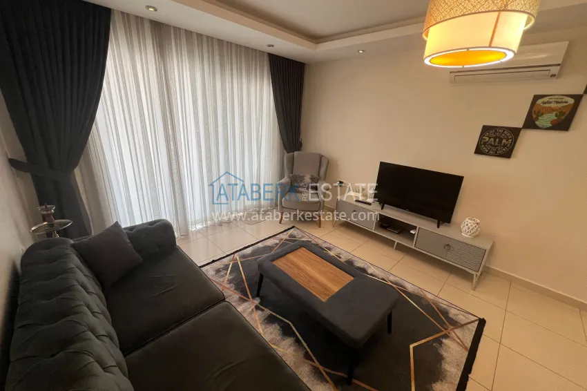 Purchase Furnished 1+1 apartment in a luxury residential complex — Alanya, Oba district 5 