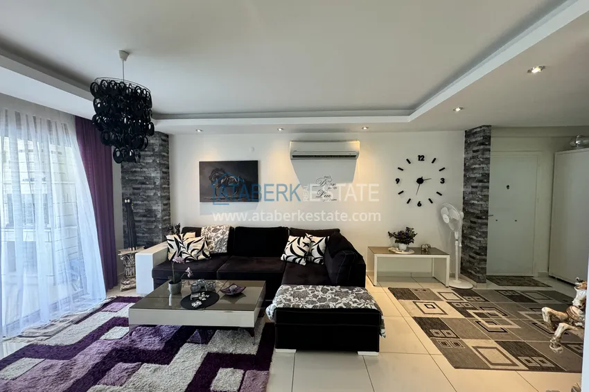 Purchase Furnished 2+1 apartment in a prestigious complex in Alanya, Cikcilli — suitable for a residence permit 7 