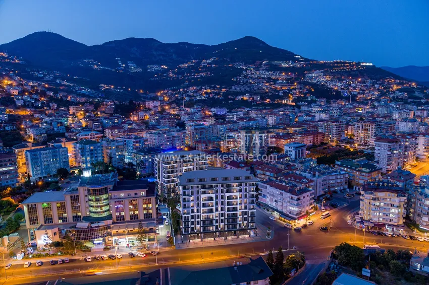 Duplex penthouse with views of Calais in the heart of Alanya 5 