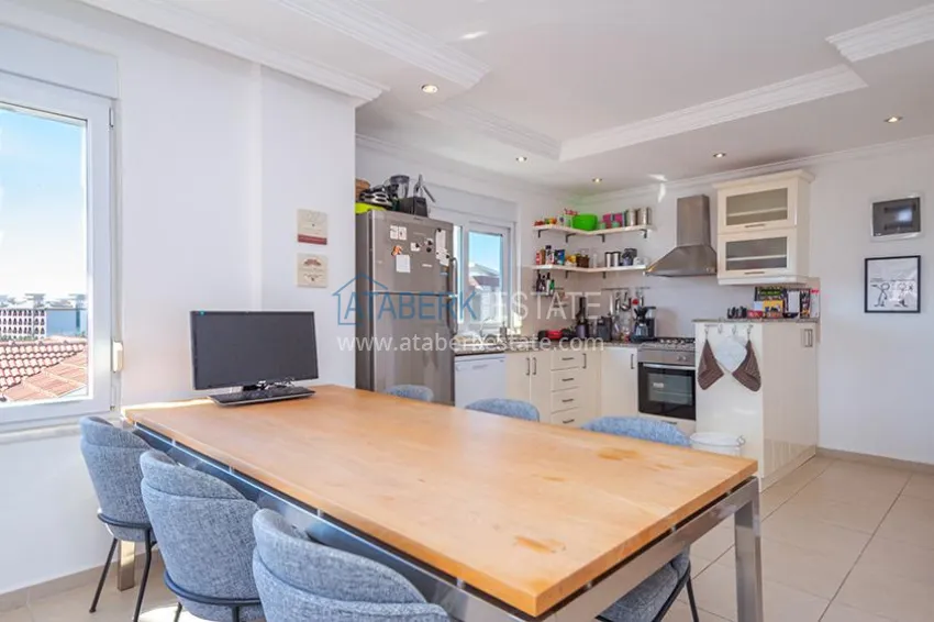 Purchase Two-level apartment in Konakli with furniture and sea view - suitable for a residence permit 5 