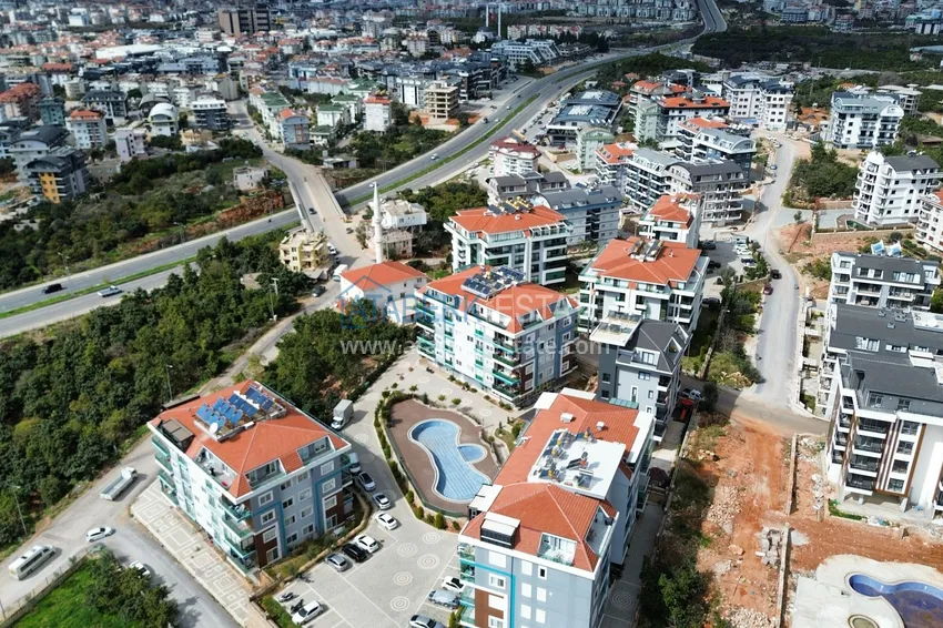 Furnished apartment in a comfort segment residence — Alanya, Oba district 5 