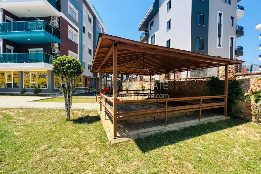 Furnished apartment in a comfort segment residence — Alanya, Oba district 11 