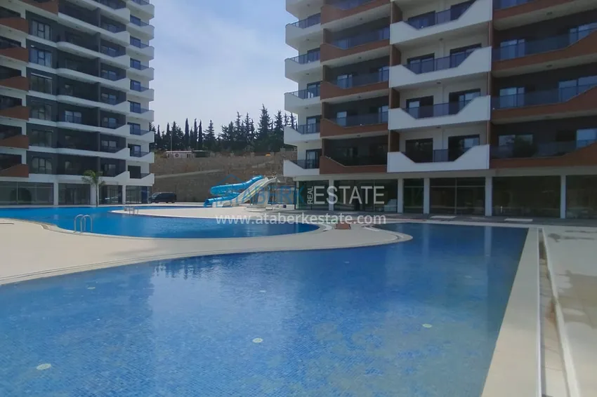 Newly furnished studio in a premium complex with a private beach — Mahmutlar district, Alanya 5 