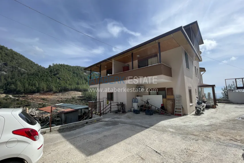 Private 10+2 villa with an avocado garden and panoramic views in Tepe, Alanya - suitable for a residence permit and citizenship 5 