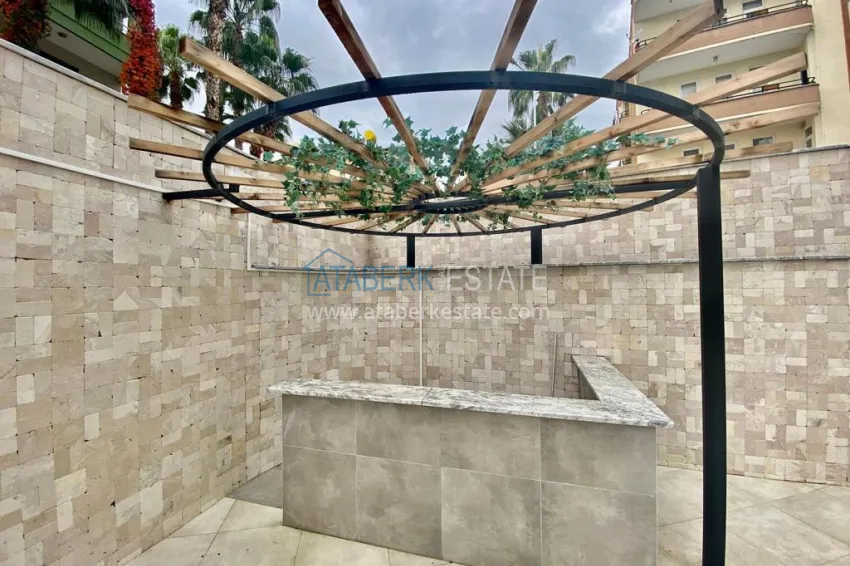 2+1 apartment with furniture, separate kitchen and mountain views - Alanya Center 5