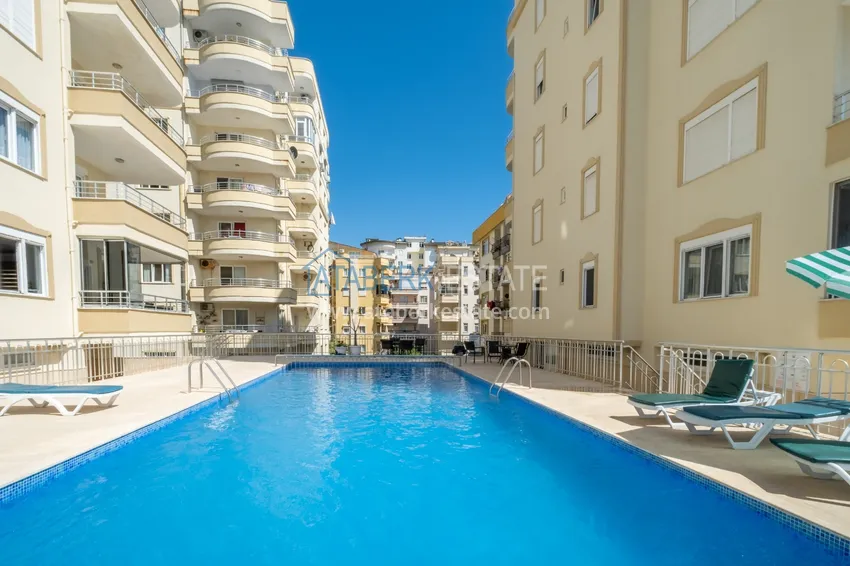 Three-room penthouse with sea and mountain views — Tosmur, first coastline 6