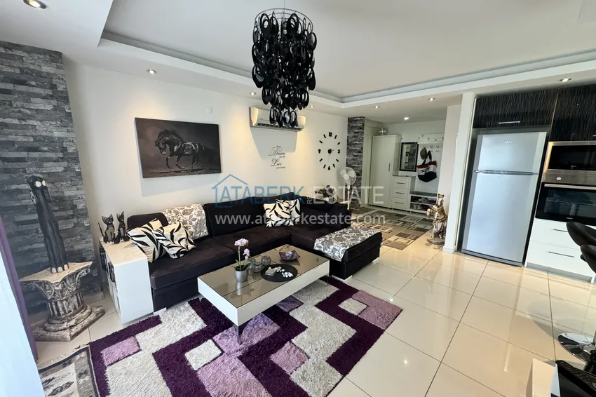 Purchase Furnished 2+1 apartment in a prestigious complex in Alanya, Cikcilli — suitable for a residence permit 8 