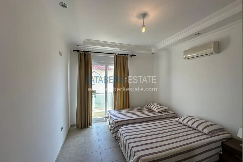 Purchase  Furnished 2+1 apartment with sea view, suitable for a residence permit - Alanya center, Cleopatra beach area 6 