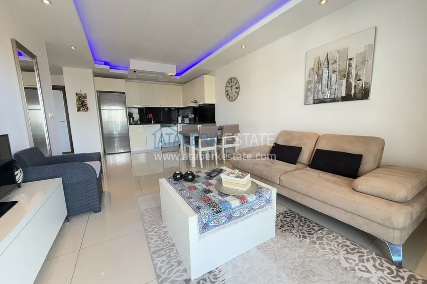 Purchase  Furnished 1+1 apartment in a hotel-format complex, Cikcilli district - suitable for a residence permit 6 