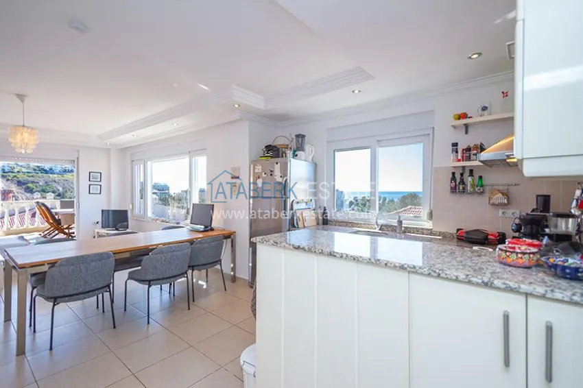 Purchase Two-level apartment in Konakli with furniture and sea view - suitable for a residence permit 6 