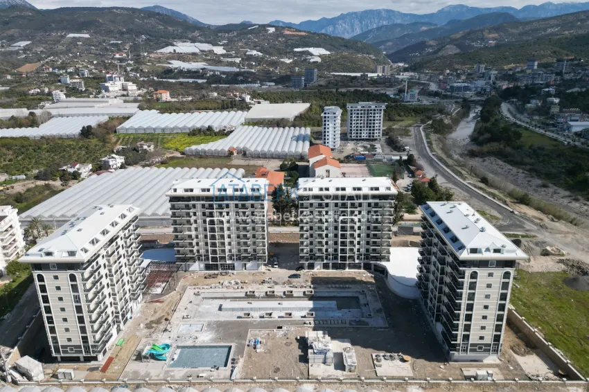 Three-room apartment with sea view in Alanya, Demirtas district — short-term rental permit available 6