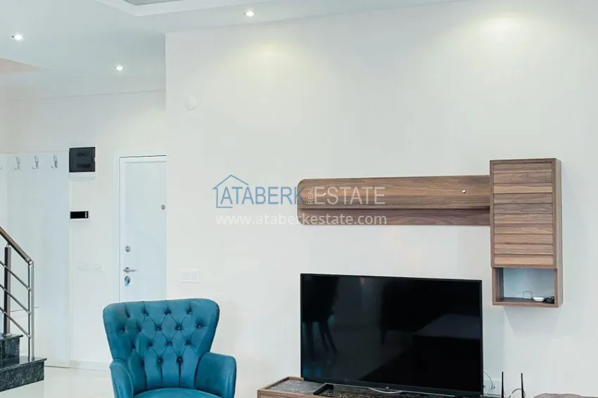 Purchase Garden duplex with a modern interior in a complex with infrastructure - Kargicak, Alanya 6 