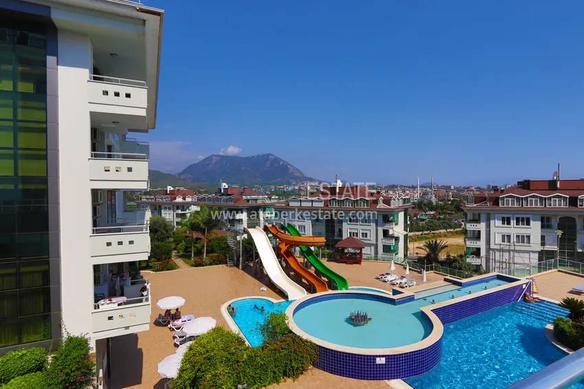 Two-bedroom apartment with furniture and glazed balconies in Alanya, Cikcilli district - suitable for a residence permit 6 