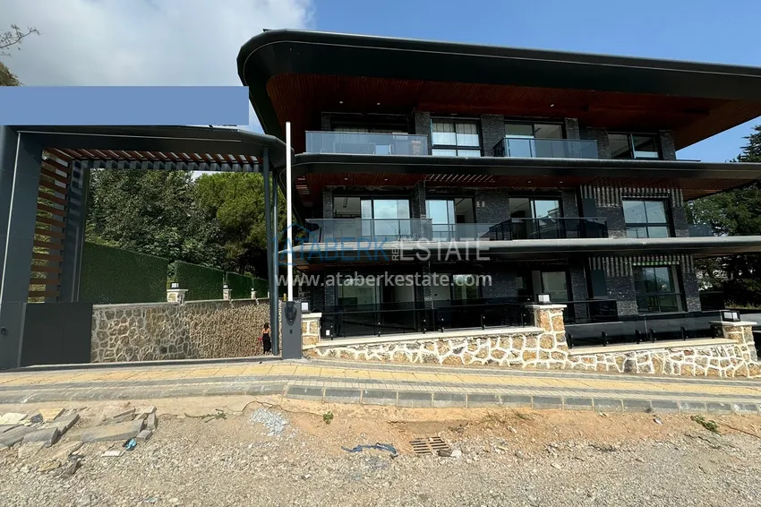 Penthouse 1+1 with a fine finish in an elite complex — the center of Alanya, Buyuk Hasbahce district  7 