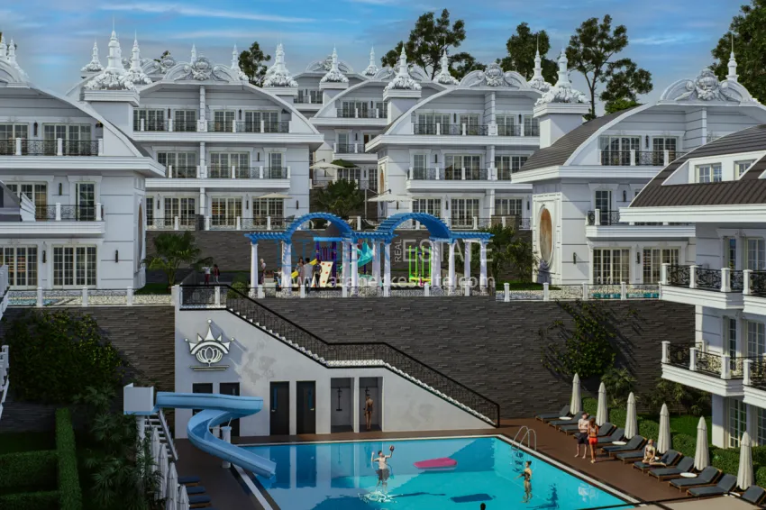 A new architectural masterpiece on the coast of Alanya, Turkler district — an investment project with villas and apartments 8 