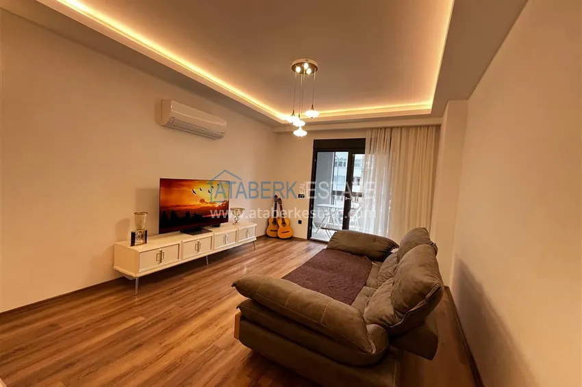 Purchase  Apartment 1+1 in the center of Alanya with furniture - Cleopatra beach area 7 