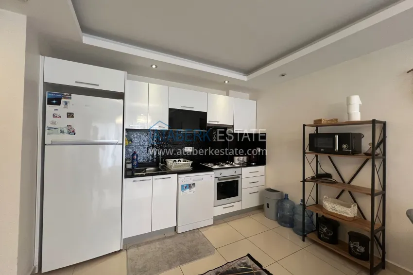 Purchase Furnished 1+1 apartment in a luxury residential complex — Alanya, Oba district 7 