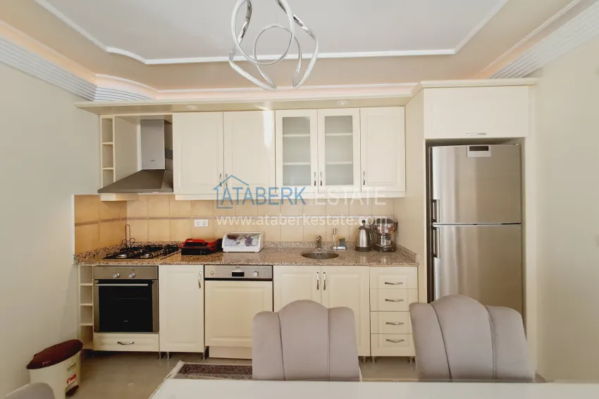 Purchase  Two-bedroom apartment with furniture and sea view — Alanya, Mahmutlar, Tuesday Market District 7 