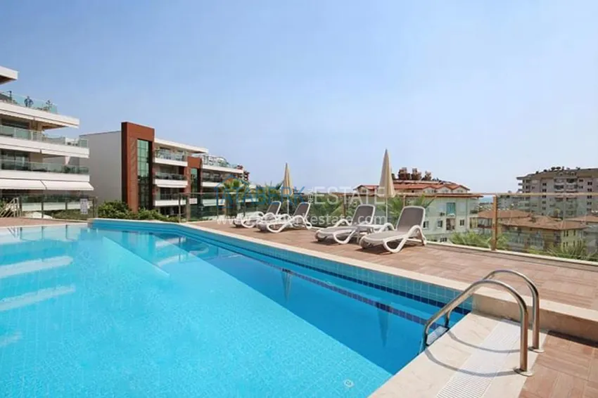 One bedroom apartment with furniture, 80 m², suitable for a residence permit — Alanya, Cikcilli 7
