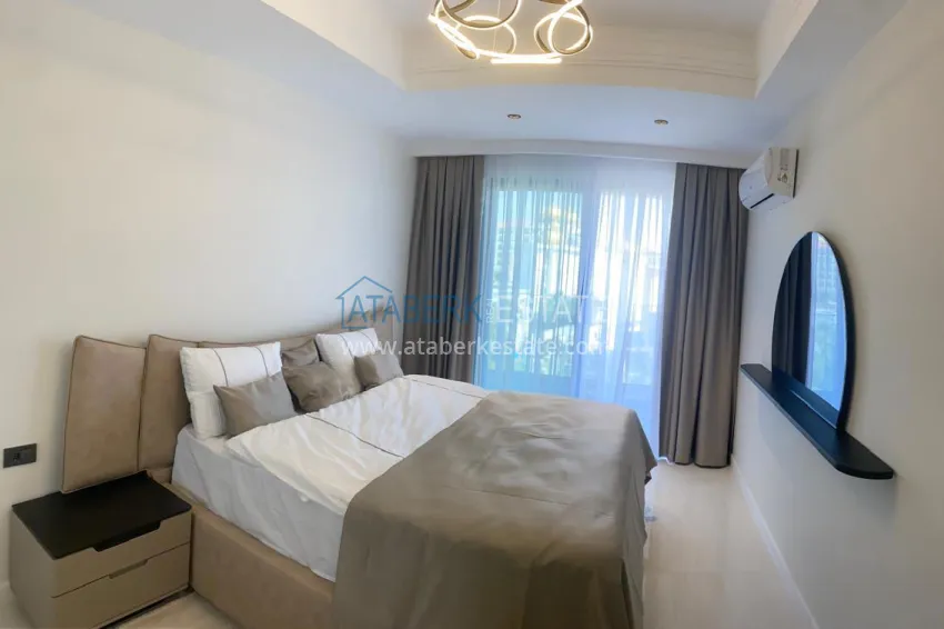 Purchase 1+1 apartment for rent in the five-star Turkler resort, Alanya (no pets) E62 8