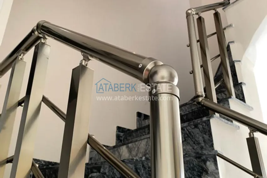 Purchase  Furnished 2+1 garden duplexes in a complex with infrastructure, Kargicak 7 