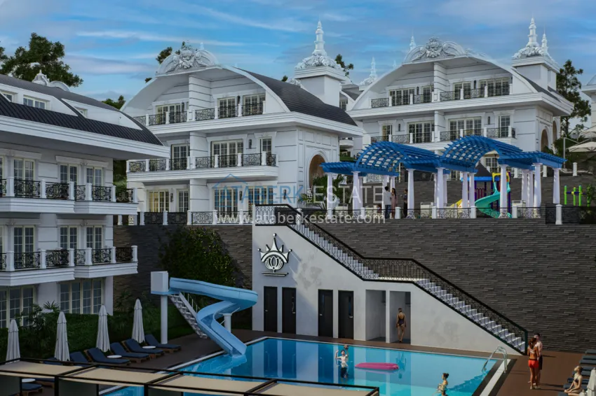 A new architectural masterpiece on the coast of Alanya, Turkler district — an investment project with villas and apartments 9 