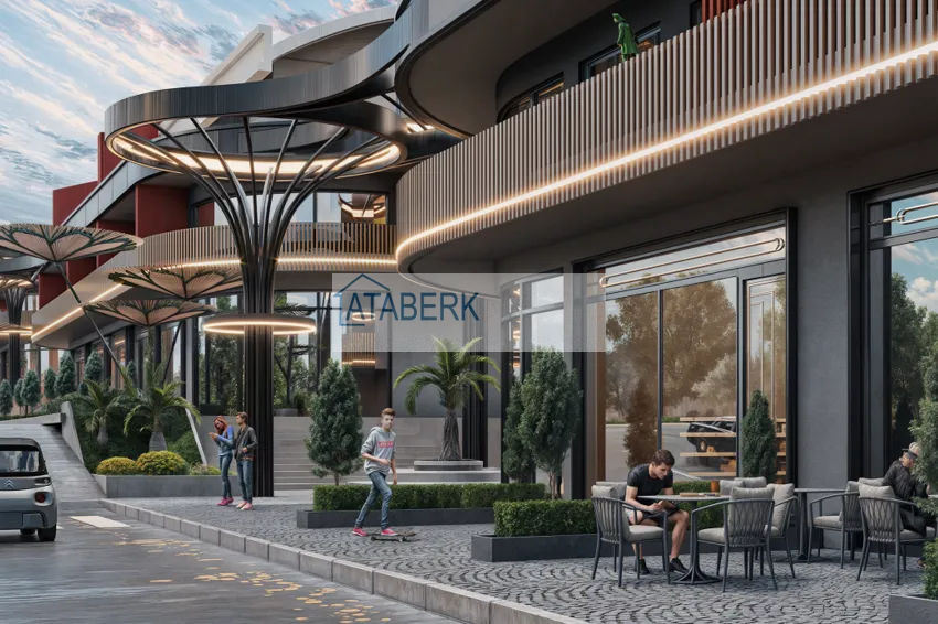 Commercial real estate under construction in Alanya, Avsallar district is a profitable investment 8 