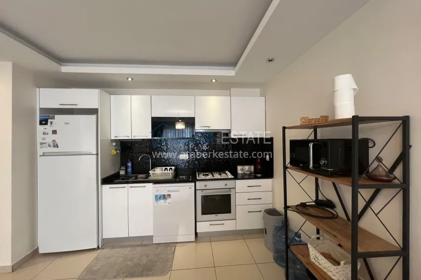 Purchase Furnished 1+1 apartment in a luxury residential complex — Alanya, Oba district 8 