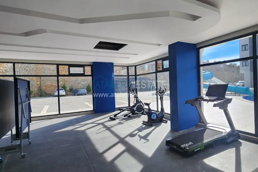 Newly furnished studio in a premium complex with a private beach — Mahmutlar district, Alanya 8 