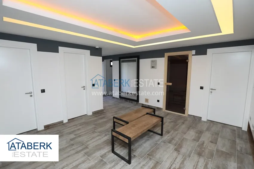 Apartment 1+1 in the center of Alanya with furniture - Cleopatra beach area 8 