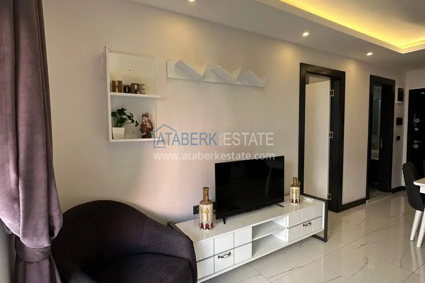 Purchase  Cozy one bedroom apartment with furniture in a boutique complex — Alanya city center 9 