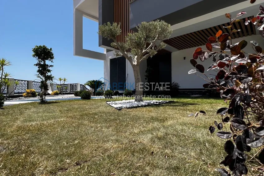 Elite private house with panoramic views and original architecture in Alanya, Yeşiloz district - suitable for citizenship 8 