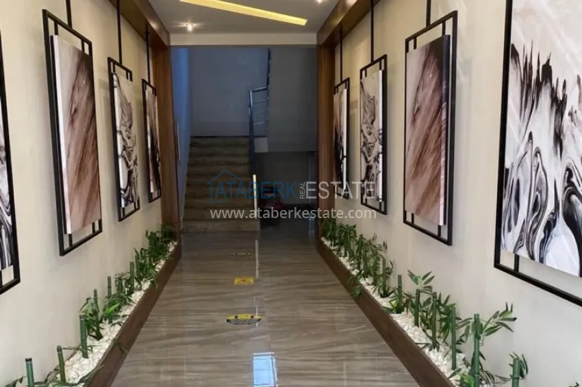 Garden duplex with a modern interior in a complex with infrastructure - Kargicak, Alanya 8 