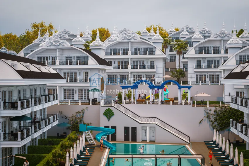 A new architectural masterpiece on the coast of Alanya, Turkler district — an investment project with villas and apartments 10 