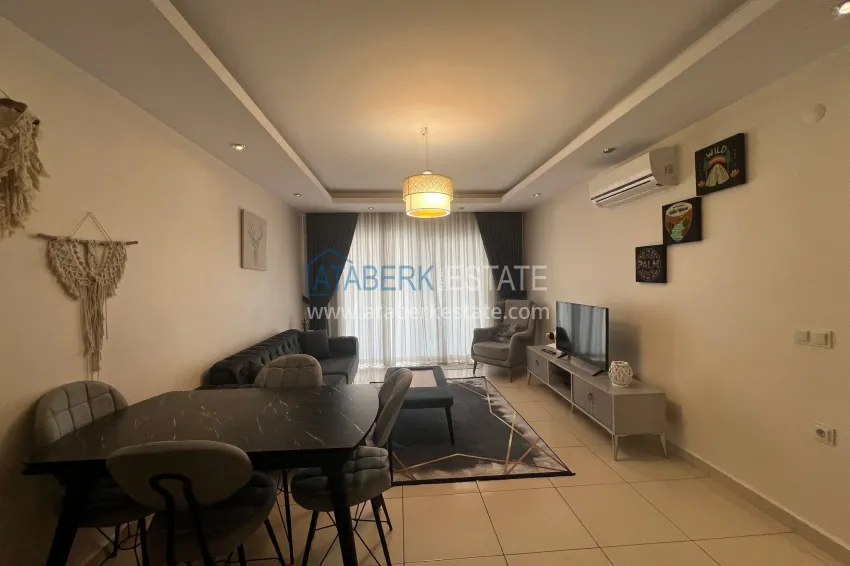 Purchase Furnished 1+1 apartment in a luxury residential complex — Alanya, Oba district 9 