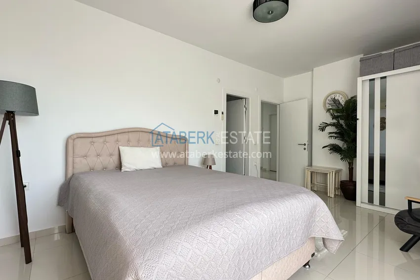 Purchase  3+1 linear apartment with furniture in an elite residence — Alanya, Kestel district  13 