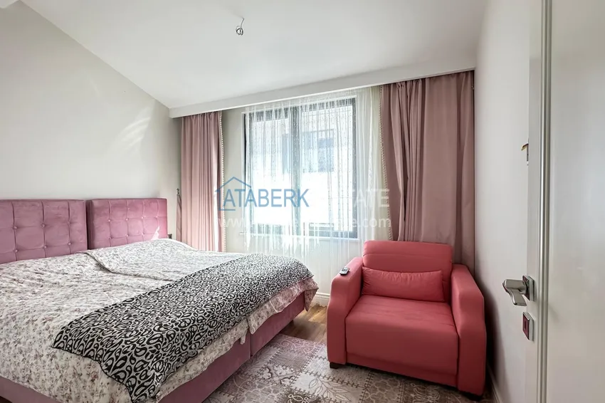 Purchase  Furnished 2+1 penthouse with sea view - Alanya, Kestel, first coastline 9 