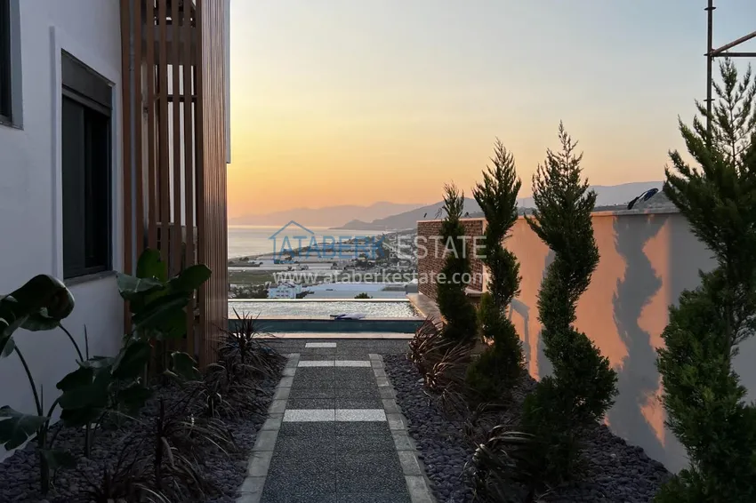 Elite private house with panoramic views and original architecture in Alanya, Yeşiloz district - suitable for citizenship 9 