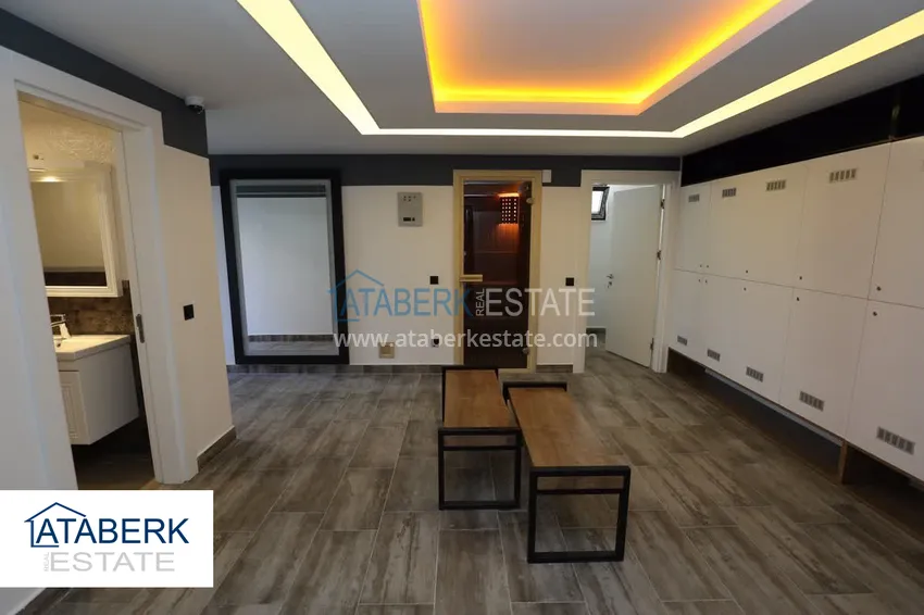 Apartment 1+1 in the center of Alanya with furniture - Cleopatra beach area 9 