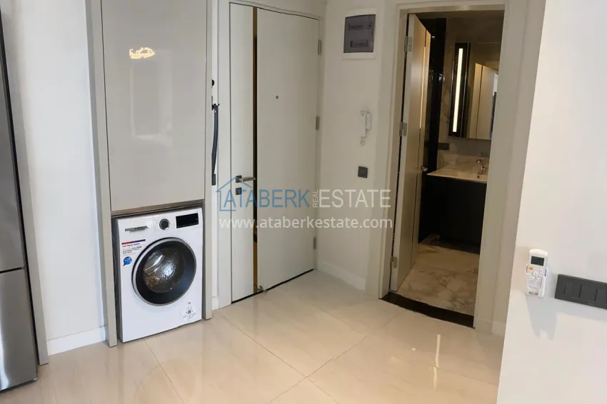 Purchase 1+1 apartment for rent in the five-star Turkler resort, Alanya (no pets) E62 10