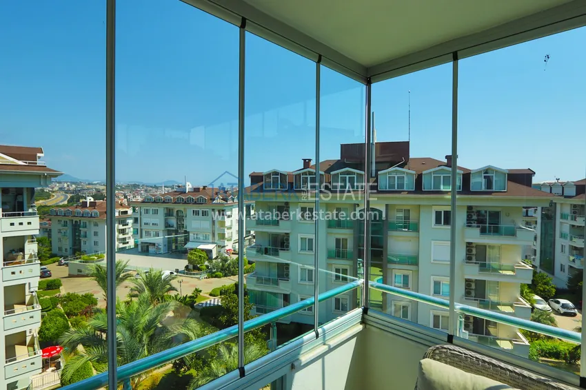 Purchase  Two-bedroom apartment with furniture and glazed balconies in Alanya, Cikcilli district - suitable for a residence permit 9 